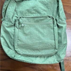 Green Nylon BAGGU Backpack